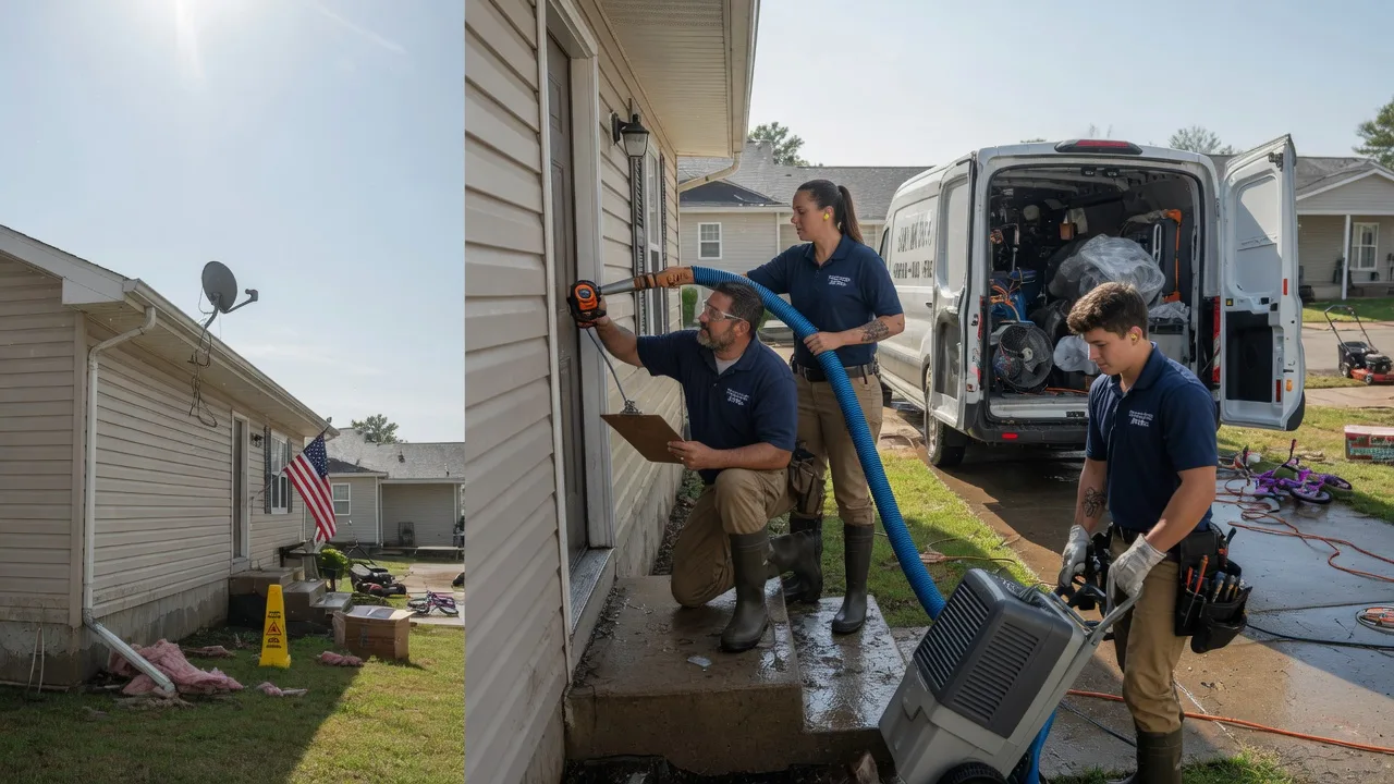 Ceiling Water Damage Restoration in Greencastle, IN near me